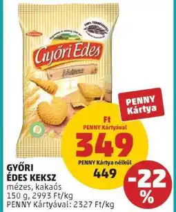 PENNY Győri Édes Keksz ajánlat
