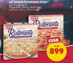 PENNY DR. OETKER Ristorante pizza ajánlat