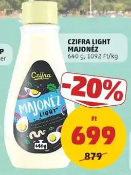 PENNY Czifra Light Majonéz ajánlat