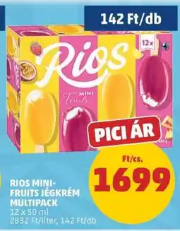 PENNY RIOS MINI-FRUITS JÉGKRÉM MULTIPACK ajánlat