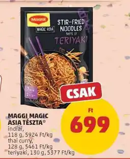 PENNY MAGGI Magic asia tészta ajánlat