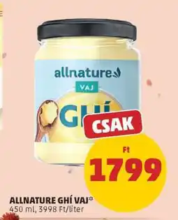 PENNY ALLNATURE GHÍ VAJ ajánlat