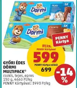 PENNY GYŐRI ÉDES DÖRMI MULTIPACK ajánlat