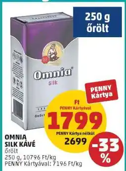 PENNY Omnia Silk Kávé ajánlat