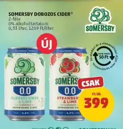 PENNY Somersby dobozos cider ajánlat
