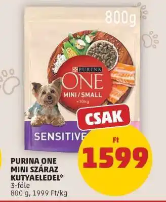 PENNY Purina One Mini Száraz Kutyaeledel ajánlat
