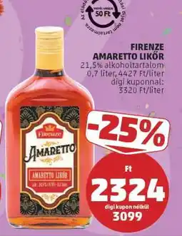 PENNY Firenze Amaretto Likőr ajánlat