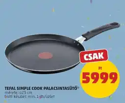 PENNY TEFAL SIMPLE COOK PALACSINTASÜTŐ ajánlat