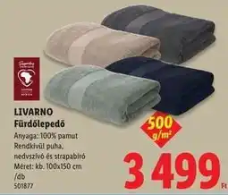 Lidl LIVARNO Fürdőlepedő ajánlat