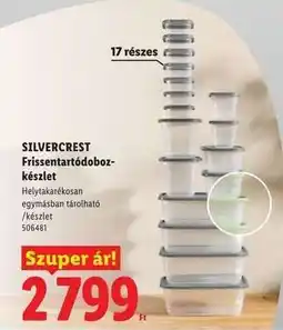 Lidl Silvercrest Frissentartódoboz-készlet ajánlat