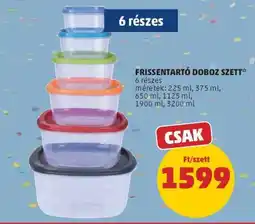 PENNY FRISSENTARTÓ DOBOZ SZETT ajánlat