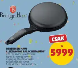 PENNY Berlinger Haus Elektromos Palacsintasütő ajánlat