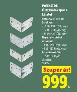 Lidl PARKSIDE Összekötőkapocs-készlet ajánlat