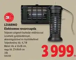 Lidl LIVARNO Elektromos rovarcsapda ajánlat