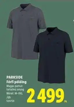Lidl PARKSIDE Férfi pólóing ajánlat