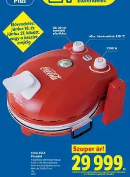 Lidl COCA-COLA Pizzakő ajánlat