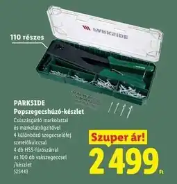 Lidl PARKSIDE Popszegecshúzó-készlet ajánlat