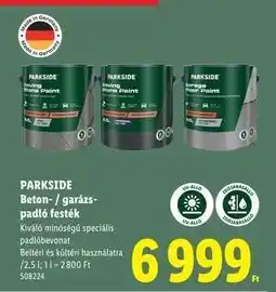 Lidl PARKSIDE Beton- / garázs-padló festék ajánlat