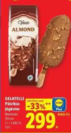 Lidl GELATELLI Pálcikás jégkrém ajánlat