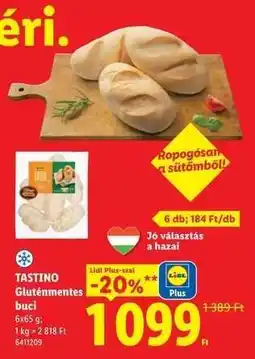 Lidl TASTINO Gluténmentes buci ajánlat