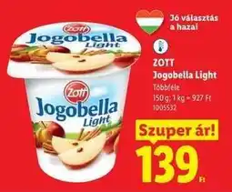 Lidl ZOTT Jogobella Light ajánlat