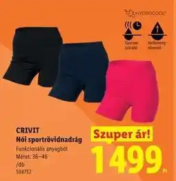 Lidl CRIVIT ajánlat