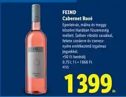 Lidl FEIND Cabernet Rosé ajánlat