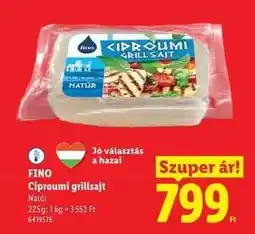 Lidl FINO Ciproumi grillsajt ajánlat