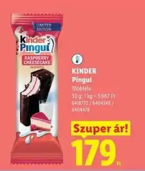Lidl KINDER Pingui ajánlat