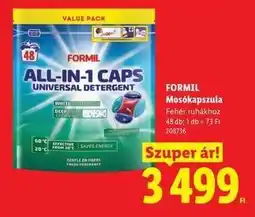 Lidl FORMIL Mosókapszula ajánlat