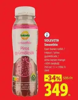 Lidl SOLEVITA Smoothie ajánlat