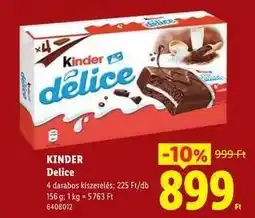 Lidl KINDER Delice ajánlat