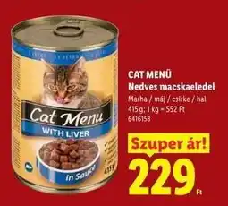 Lidl CAT MENÜ ajánlat