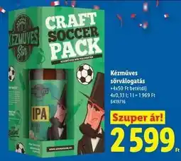 Lidl Kézműves sörválogatás ajánlat