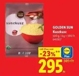 Lidl Golden Sun Kuszkusz ajánlat