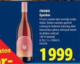 Lidl FRUNO Eperbor ajánlat