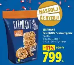 Lidl ELEPHANT Perectallér / csavart perec ajánlat