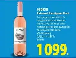 Lidl GEDEON Cabernet Sauvignon Rosé ajánlat