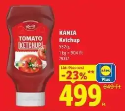 Lidl KANIA Ketchup ajánlat