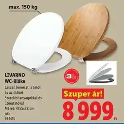 Lidl Livarno WC-ülőke ajánlat