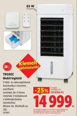 Lidl TRONIC Mobil léghűtő ajánlat