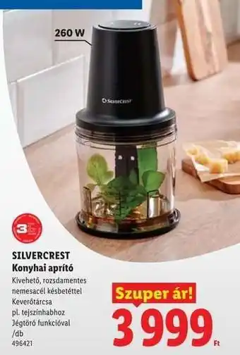 Lidl SILVERCREST Konyhai aprító ajánlat