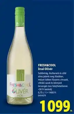 Lidl Fresh & Cool Irsai Olivér ajánlat