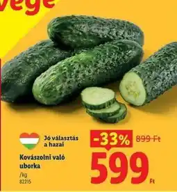 Lidl Kovászolni való uborka ajánlat