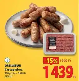 Lidl Grill&Fun Csevapcsicsa ajánlat