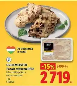 Lidl GRILLMEISTER Pácolt csirkemellfilé ajánlat