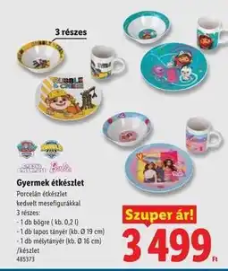 Lidl Gyermek étkészlet ajánlat