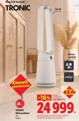 Lidl TRONIC Állóventilátor ajánlat