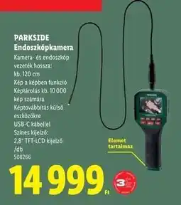 Lidl PARKSIDE Endoszkópkamera ajánlat