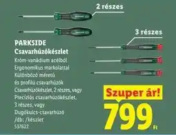 Lidl PARKSIDE Csavarhúzókészlet ajánlat